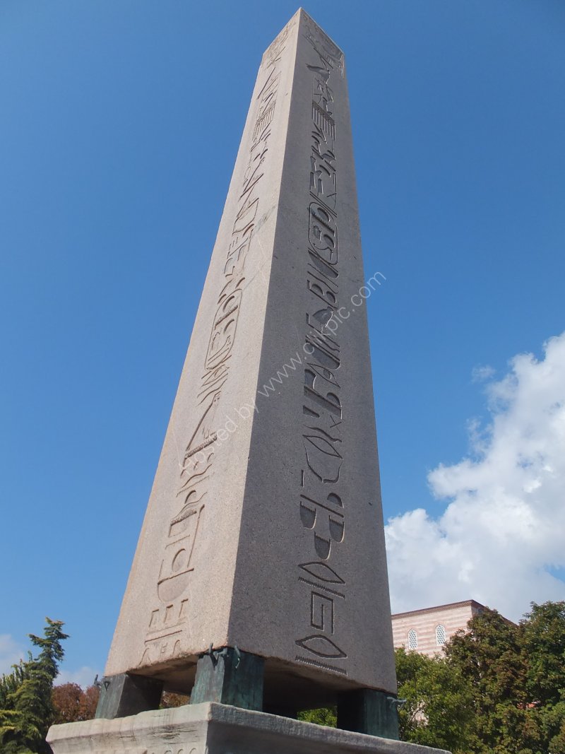 Obelisk 1500 BC adjacent to Blue Mosque, Istanbul