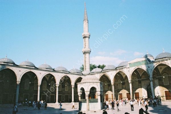Courtyard Entrance, Blue Mosque, Istanbul, Turkey