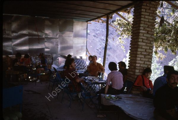Photographer in Iranian Teahouse, Alborz Mountains, Tehran