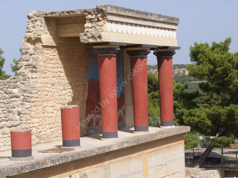 Reconstructed of Knossos Palace North Entrance