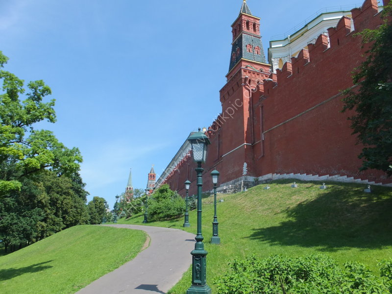 Kremlin Walls & Towers seen from Alexander Park