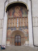 Doorway of the Cathedral of The Assumption, Ivanovskaya Square, within the Kremlin