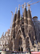 Facade of La Sagrada Familia