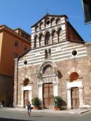 Interesting Front to Church, Lucca, Tuscany