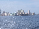 Looking at Modern Havana from the Malecon, Havana