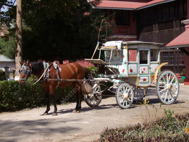 Ornately Painted Stage Coach