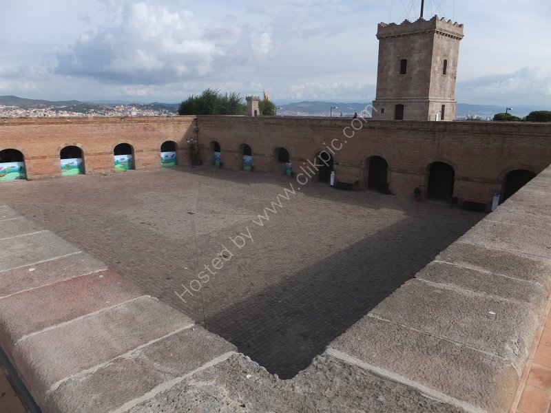 Inner Courtyard, Monjuic Castle