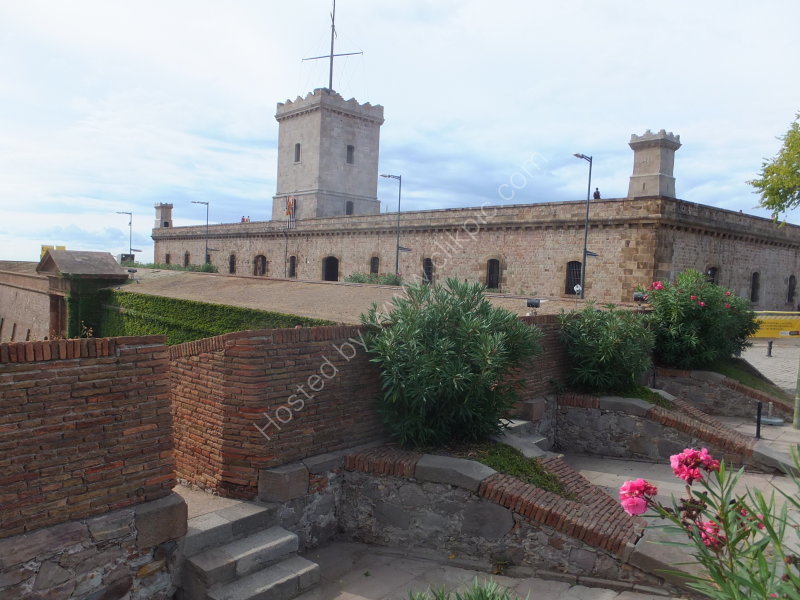 Montjuic Castle above Moat Walls