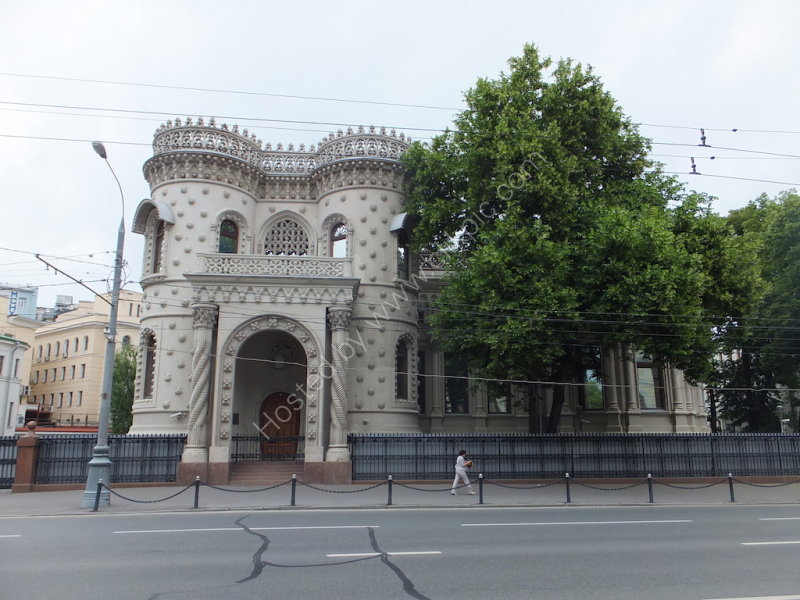 Unusual Building near Arabat Square, Moscow