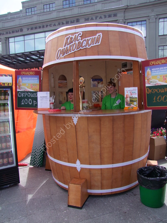 Barrel display at Moscow Festival