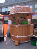 Barrel display at Moscow Festival