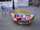 Typical Russian Spoon display at Moscow Festival