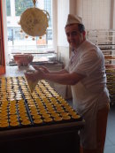 Production of Portuguese Pastry "Nata"