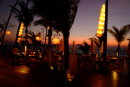 Ngapali Bay Villas Restaurant at sunset