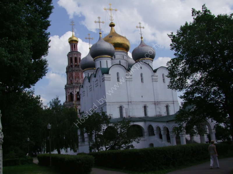 Cathedral of the Virgin of Smolensk & Bell Tower (background)