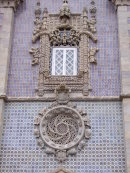 Orante Window Detail at Palacio Pena
