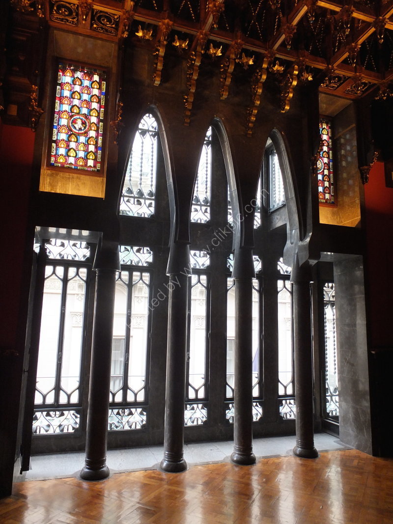 Gaudi Bay Window from Inside
