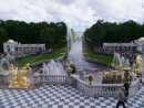 Marine Canal & Fountain Gardens, Peterhof