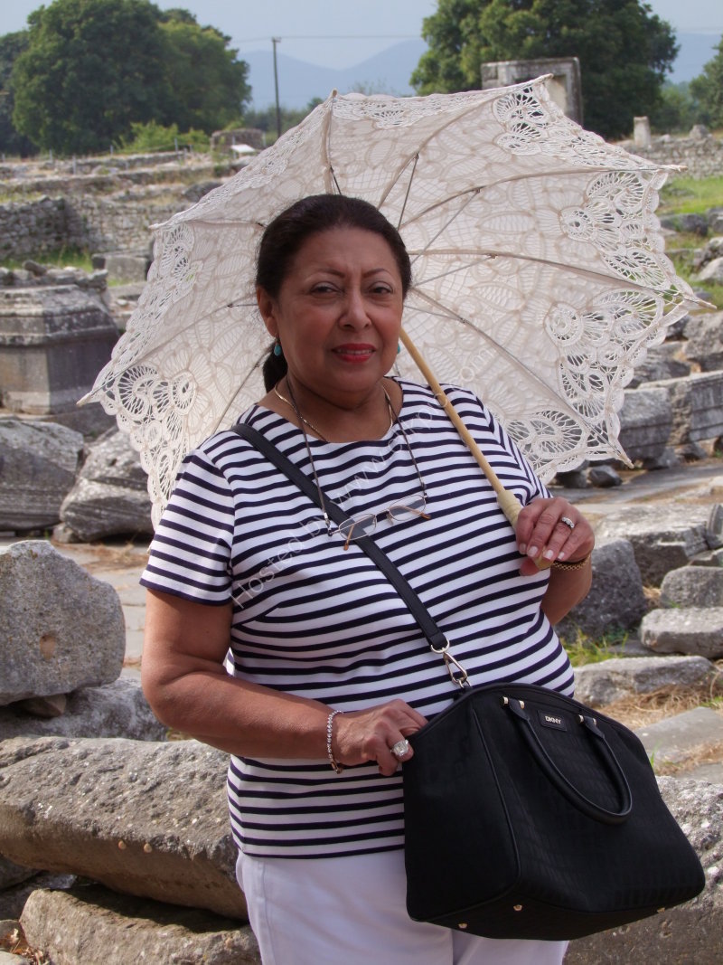 Mariela at Ancient Philippi, Kavala