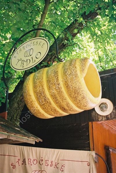 Food Stall Signage, Konopiste Chateau, Czechoslovakia