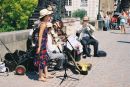 Musicians on Charles Bridge, Prague