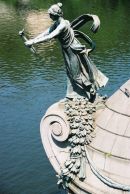 Detail on Manesuv Most Bridge, Jewish Quarter, Prague