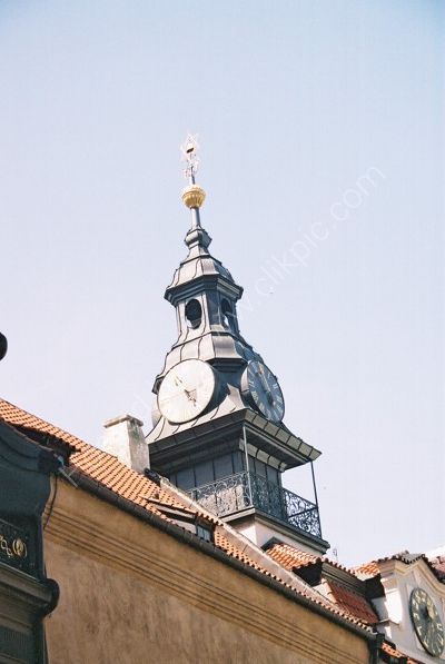 Tower Detail, Old Jewish Quarter, Prague