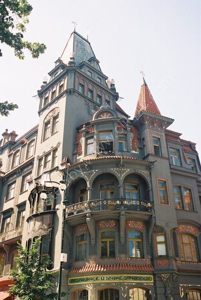 A Building in the Old Jewish Quarter, Prague