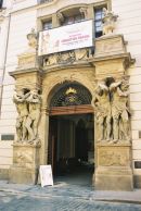 Doorway at Clam-Gallas Palace, 1714, Old Town, Prague
