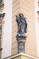 Statue "At The Ox" on Corner of House, Old Town, Prague