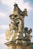 St Ludmilla, 1710, Charles Bridge, Prague