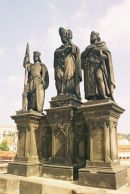 St Norbert, St Wenceslas & St Sigismund, 1853, Charles Bridge, Prague
