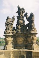 The Madonna St Domonic & Thomas, 1708, Charles Bridge,Prague