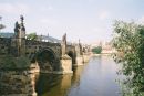 Charles Bridge view from Old Town Side, Prague