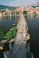 Charles Bridge looking from Old Town Side, Prague