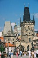 Little Quarter Bridge Tower & Judith Bridge Tower (1158), Charles Bridge, Prague