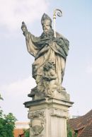 St Augustine, 1708, Charles Bridge, Prague