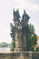 St Vincent Ferrer & St Procopius, 1712, Charles Bridge, Prague