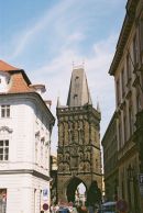View of Powder Gate, Old Town, Prague