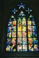 Stained Glass Window, St Vitus's Catherdral, Prague Castle