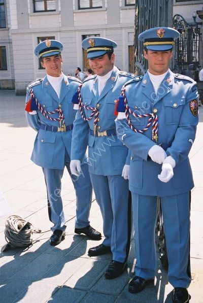 Palace Guards, Prague, Czechoslovakia