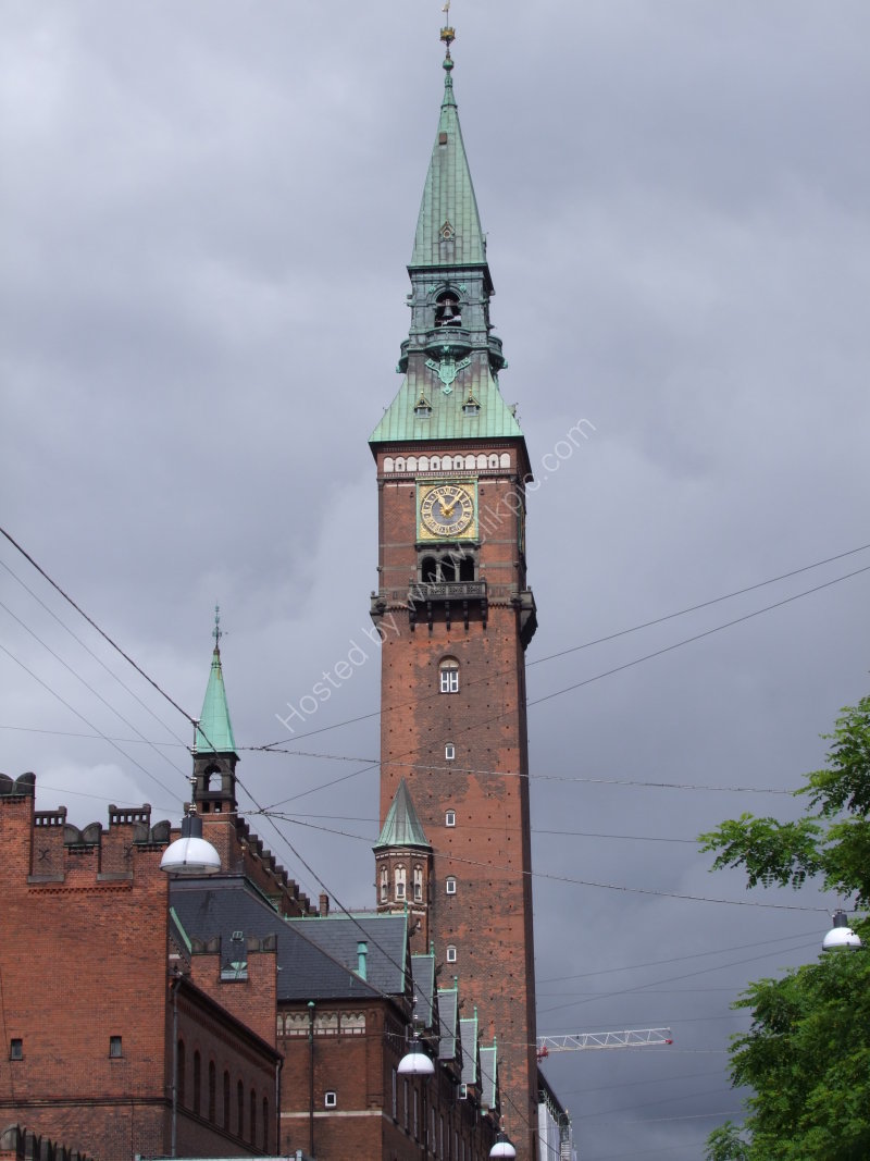 Clock Tower of Radhus (City Hall)