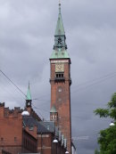 Clock Tower of Radhus (City Hall)