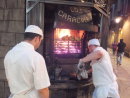 Street side Barbecue, Los Caracoles Restaurant