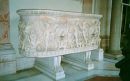 Carved Marble Sarcophagus, Rome