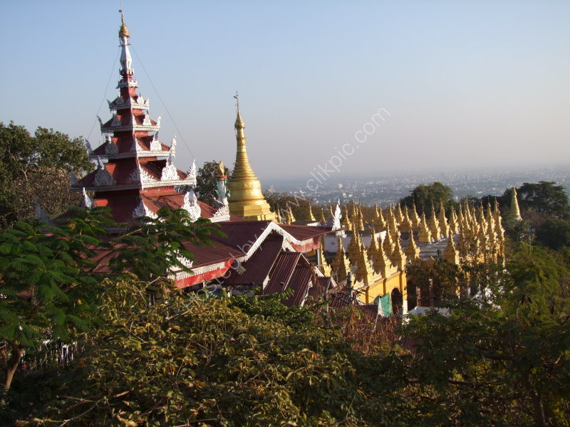 Oo Pon Nya Shin Pagoda in Sunset Light