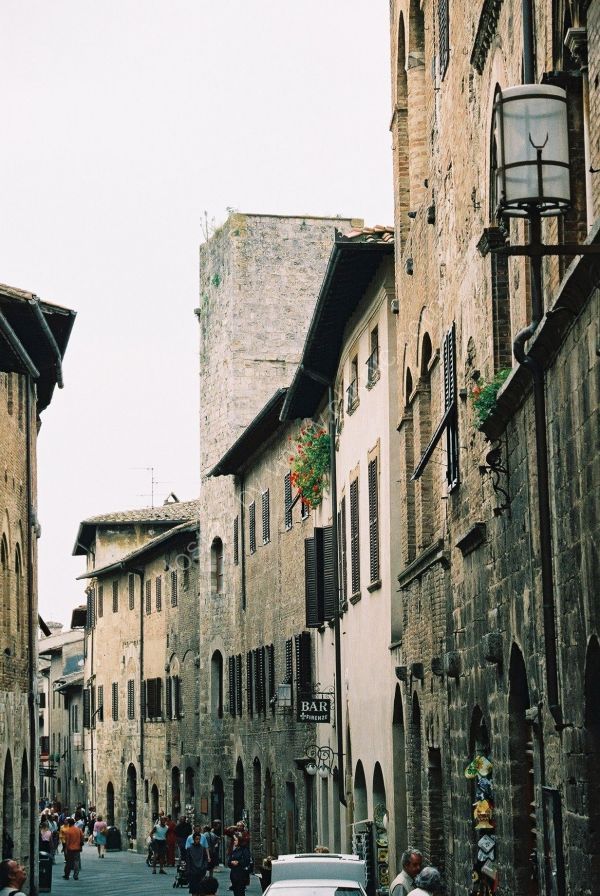 Street, San Gimignano, Tuscany