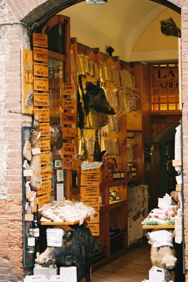 Wild Boar Food Shop, San Gimignano, Tuscany