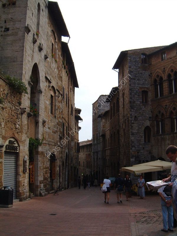 Street, San Gimignano, Tuscany