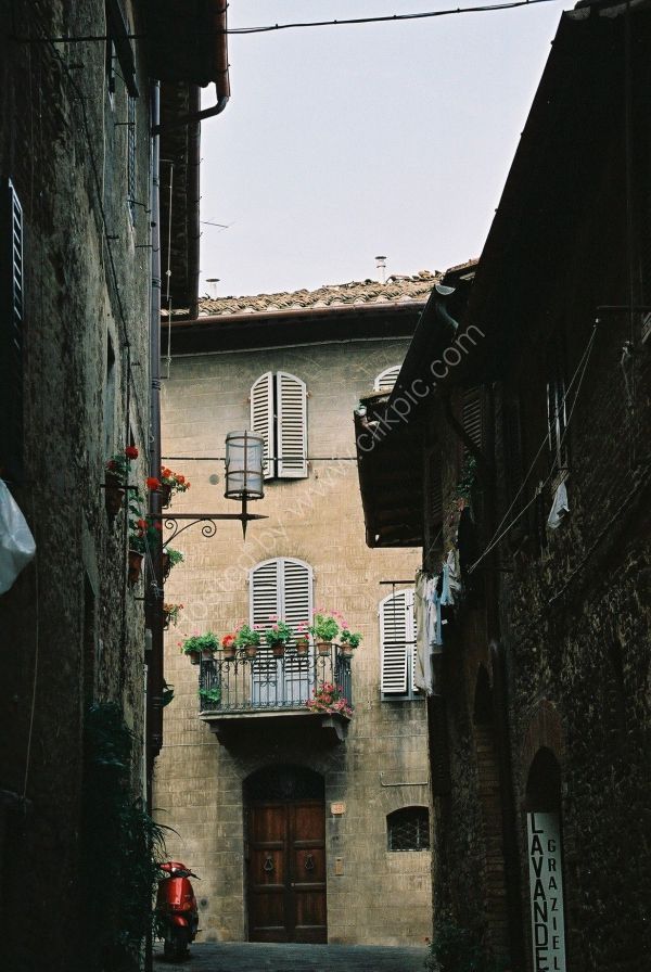 Street, San Gimignano, Tuscany